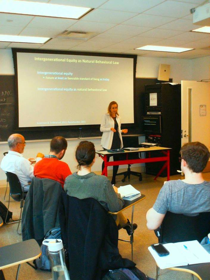 Oikos International, Sustainable Economics and Management Education, New York Chapter academic advisor, Julia M. Puaschunder, New York, New York, USA