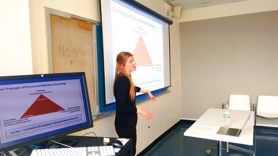 Guest Lecture Dr. cand. Isabelle Hinsche at The New School, New York