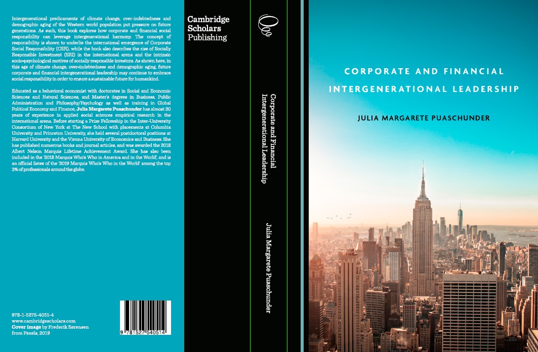 Corporate and Financial Intergenerational Leadership, Cambridge Scholars, Julia M. Puaschunder, 2019