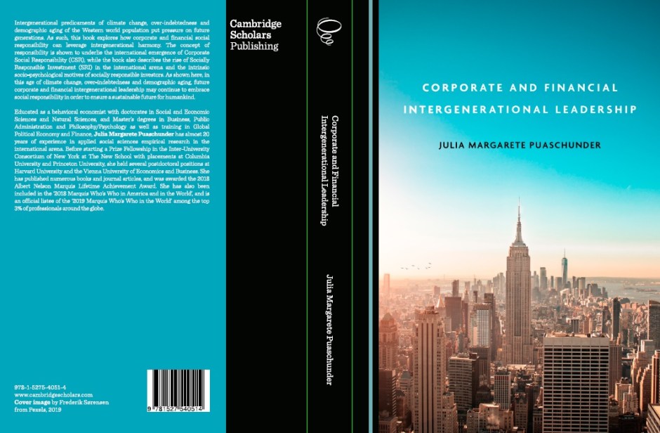 Corporate and Financial Intergenerational Leadership, Cambridge Scholars, Julia M. Puaschunder, 2019