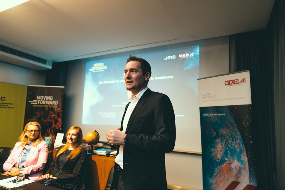 Keynote Roundtable 'The Potential for Artificial Intelligence in Healthcare' Julia M. Puaschunder in cooperation with Dr. Josef Mantl, JMC Communications, Vice Mayor of Vienna, Austria, EU, Moving Forward: Shaping the Future Roundtable