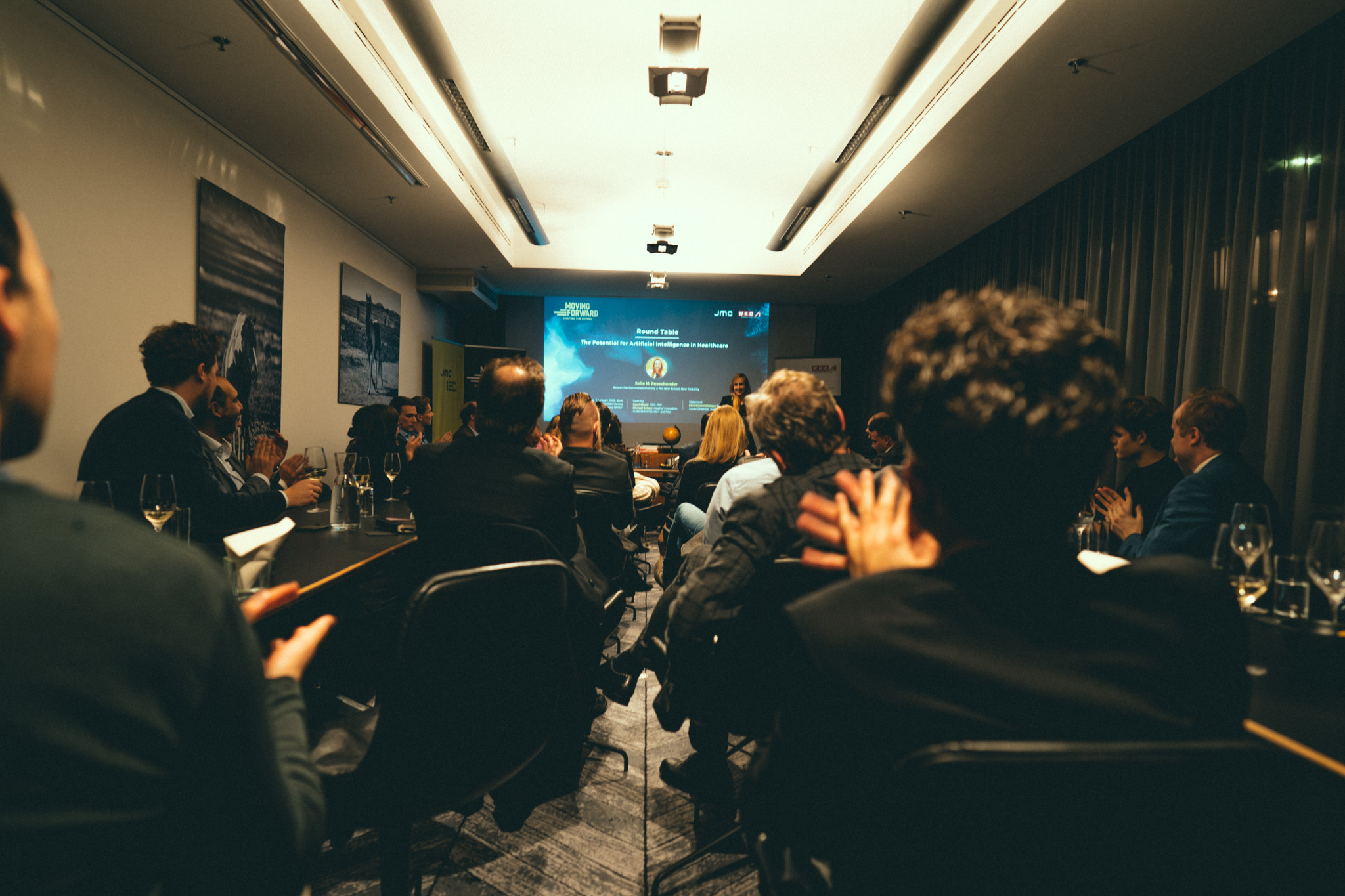 Keynote Roundtable 'The Potential for Artificial Intelligence in Healthcare' Julia M. Puaschunder in cooperation with Dr. Josef Mantl, JMC Communications, Vice Mayor of Vienna, Austria, EU, Moving Forward: Shaping the Future Roundtable