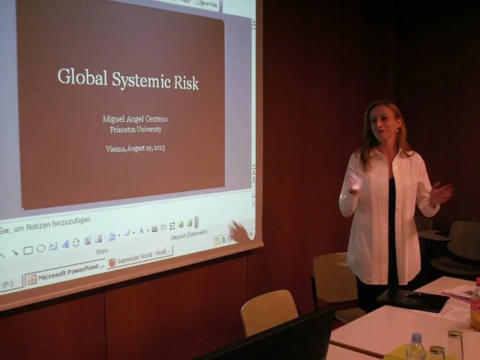 Princeton University Global Systemic Risk guest lecture of Dean Chair Miguel Angel Centeno at the University of Vienna