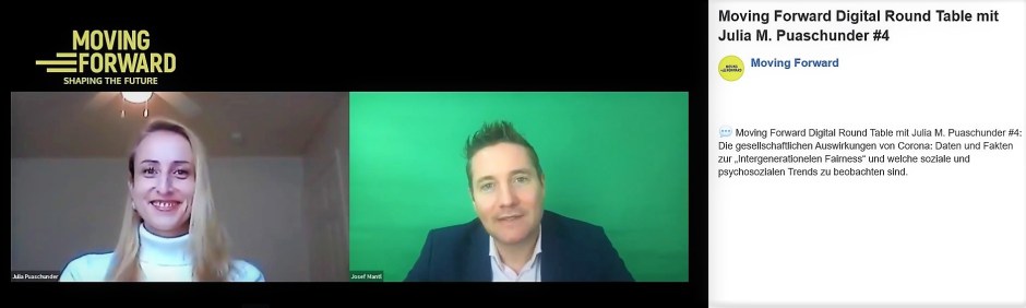 Moving Forward Digital Roundtable Julia M. Puaschunder in cooperation with Vice Mayor Josef Mantl