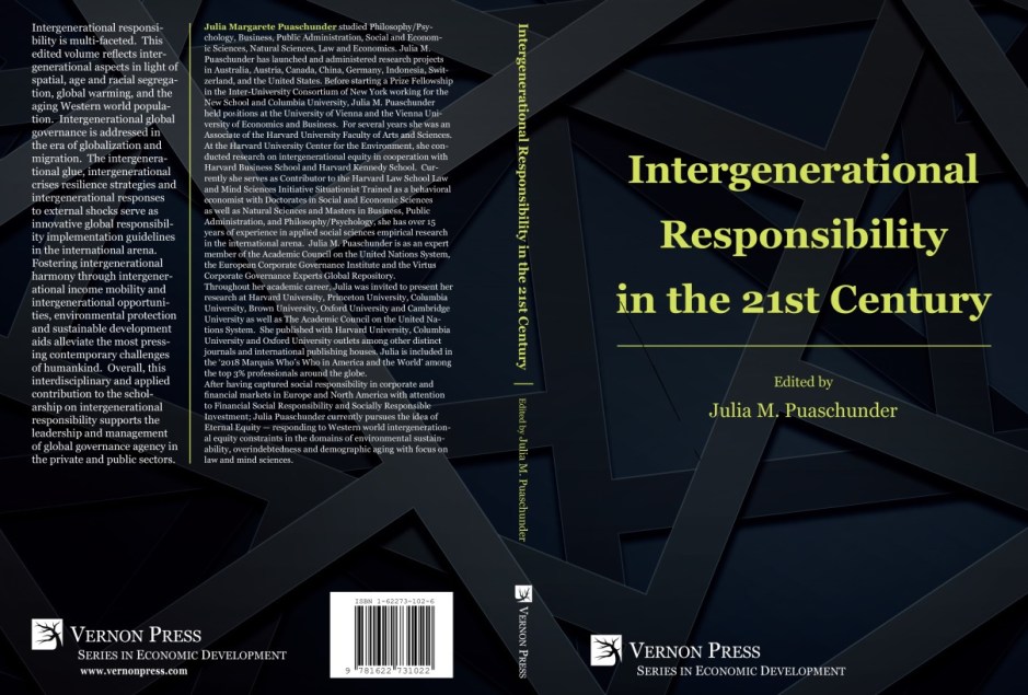 Intergenerational Responsibility in the 21st Century, Julia M. Puaschunder, Vernon Press, 2018
